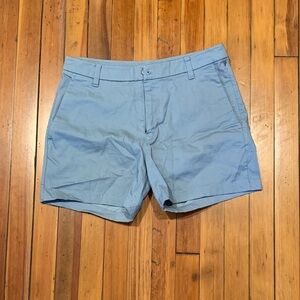 lululemon athletica Light Blue Flat Front Men's Shorts